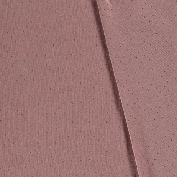 Baumwolljersey // Ajour // Mauve – Bild 4