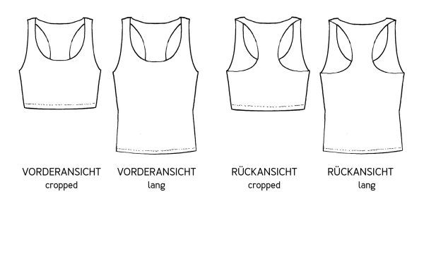 Schnittmuster // Studio Schnittreif // Frau Yara // Sporttop – Bild 5