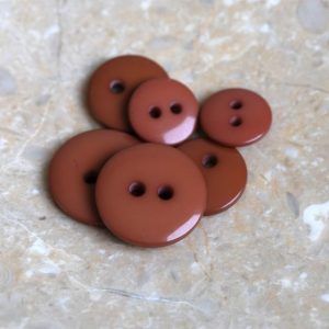 Knöpfe 10 mm // Atelier Brunette // Chestnut