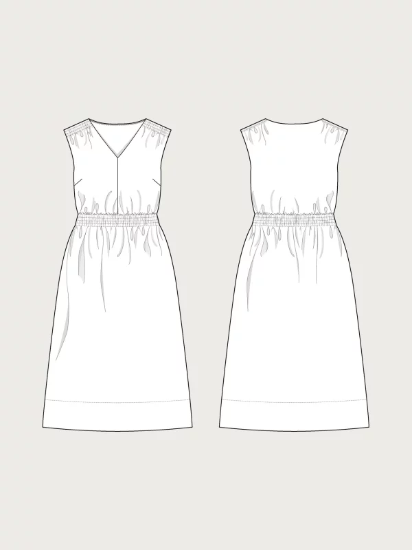Schnittmuster // The Assembly Line // Smocked Dress XS-3XL – Bild 6