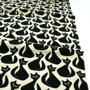 French Terry geraut // Black Cats