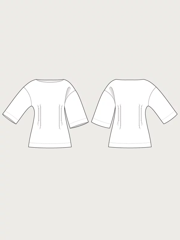Schnittmuster // The Assembly Line // Fitted Waist T-Shirt XS-3XL – Bild 2