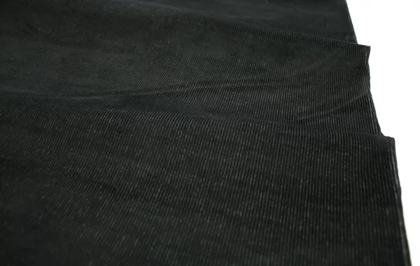 Feincord Bi-Color mit Stretch // Schwarz – Bild 5