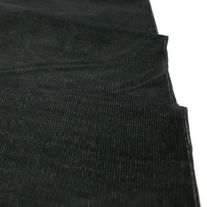 Feincord Bi-Color mit Stretch // Schwarz