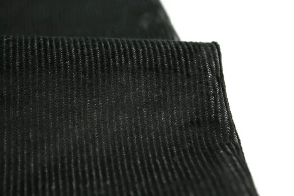 Feincord Bi-Color mit Stretch // Schwarz – Bild 4