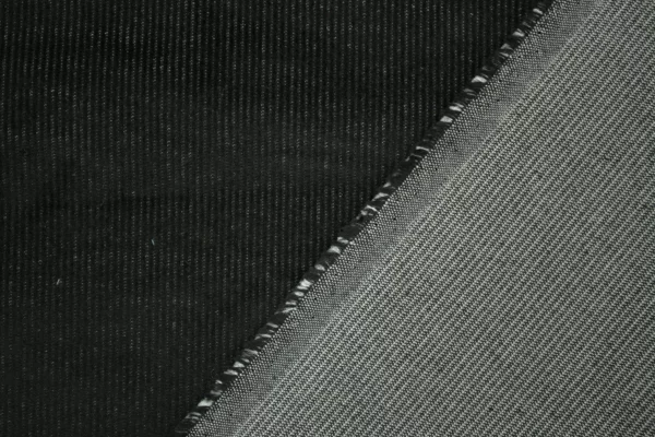 Feincord Bi-Color mit Stretch // Schwarz – Bild 3