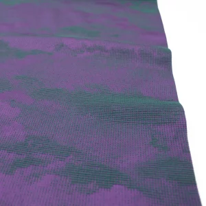 Jacquard Stretch // Pixel // Lila Grün