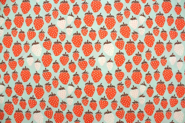 Popeline // Cotton and Steel // Under the Appletree// Strawberry – Bild 5