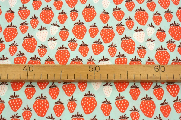 Popeline // Cotton and Steel // Under the Appletree// Strawberry – Bild 4