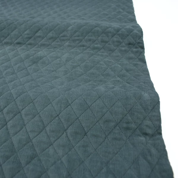 Feincord Stepper // Rauchblau