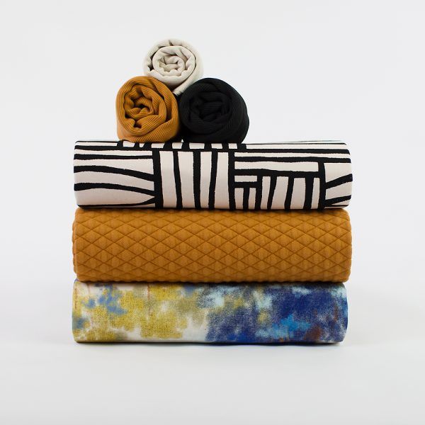 French Terry // SYAS // Permecube // Tofu Beige – Bild 5