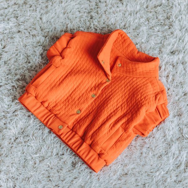 Baumwoll Stepper // SYAS // Quilted Knit // Flame Red – Bild 5