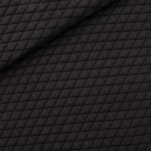 Baumwoll Stepper // Extrabreit // SYAS // Quilted Piqué Knit // Black