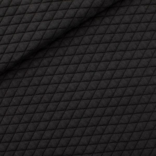 Baumwoll Stepper // Extrabreit // SYAS // Quilted Piqué Knit // Black