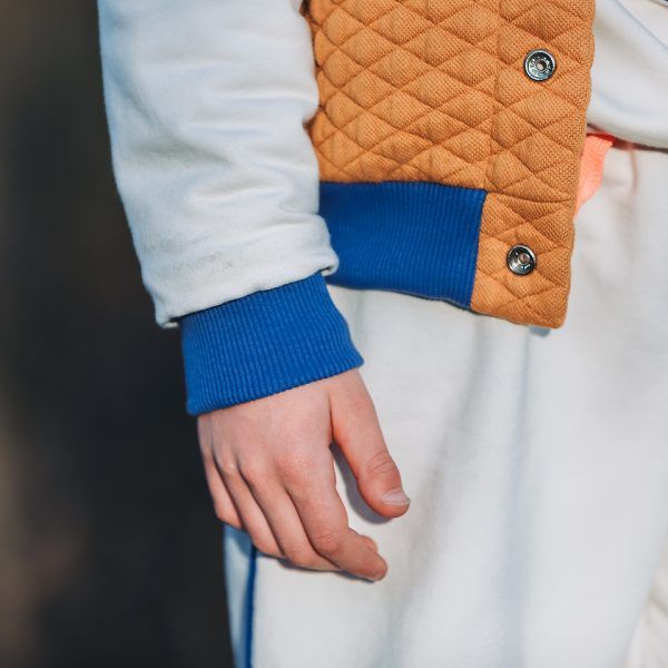 Baumwoll Stepper // Extrabreit // SYAS // Quilted Piqué Knit // Buckthorn Brown – Bild 5