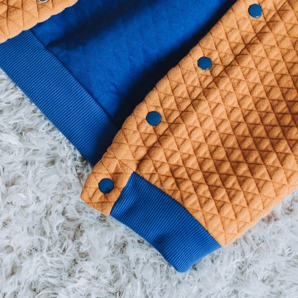 Baumwoll Stepper // Extrabreit // SYAS // Quilted Piqué Knit // Buckthorn Brown – Bild 2