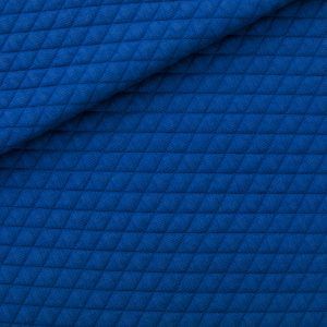 Baumwoll Stepper // Extrabreit // SYAS // Quilted Piqué Knit // Surf The Web Blue