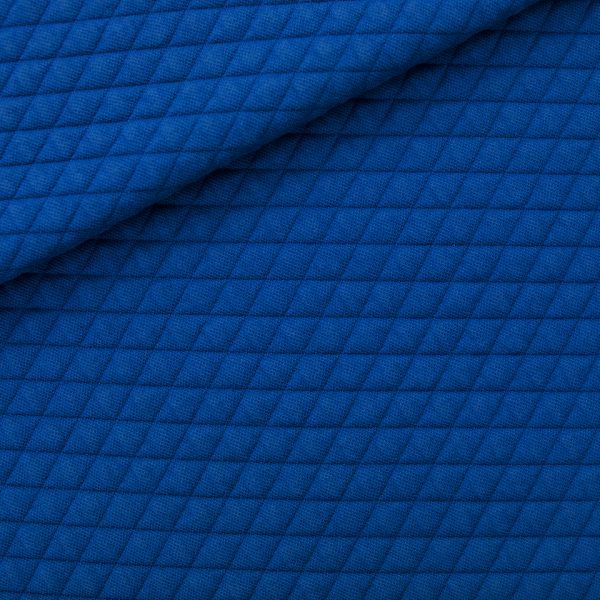 Baumwoll Stepper // Extrabreit // SYAS // Quilted Piqué Knit // Surf The Web Blue