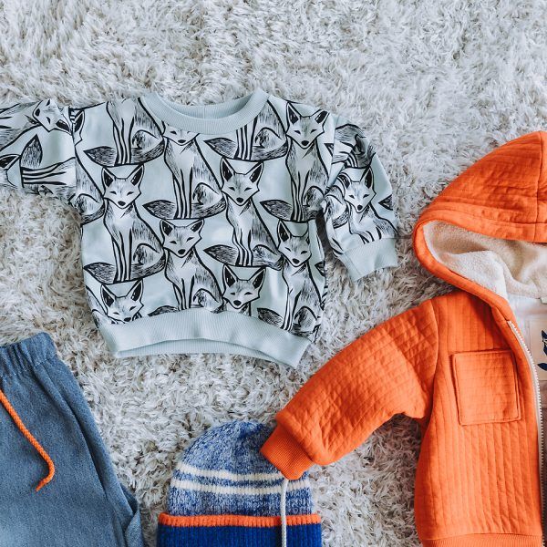 French Terry // SYAS // Renard Nouveau // Baby Blue – Bild 2