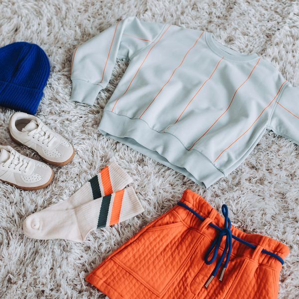 French Terry // SYAS // Verticals N // Baby Blue – Bild 3