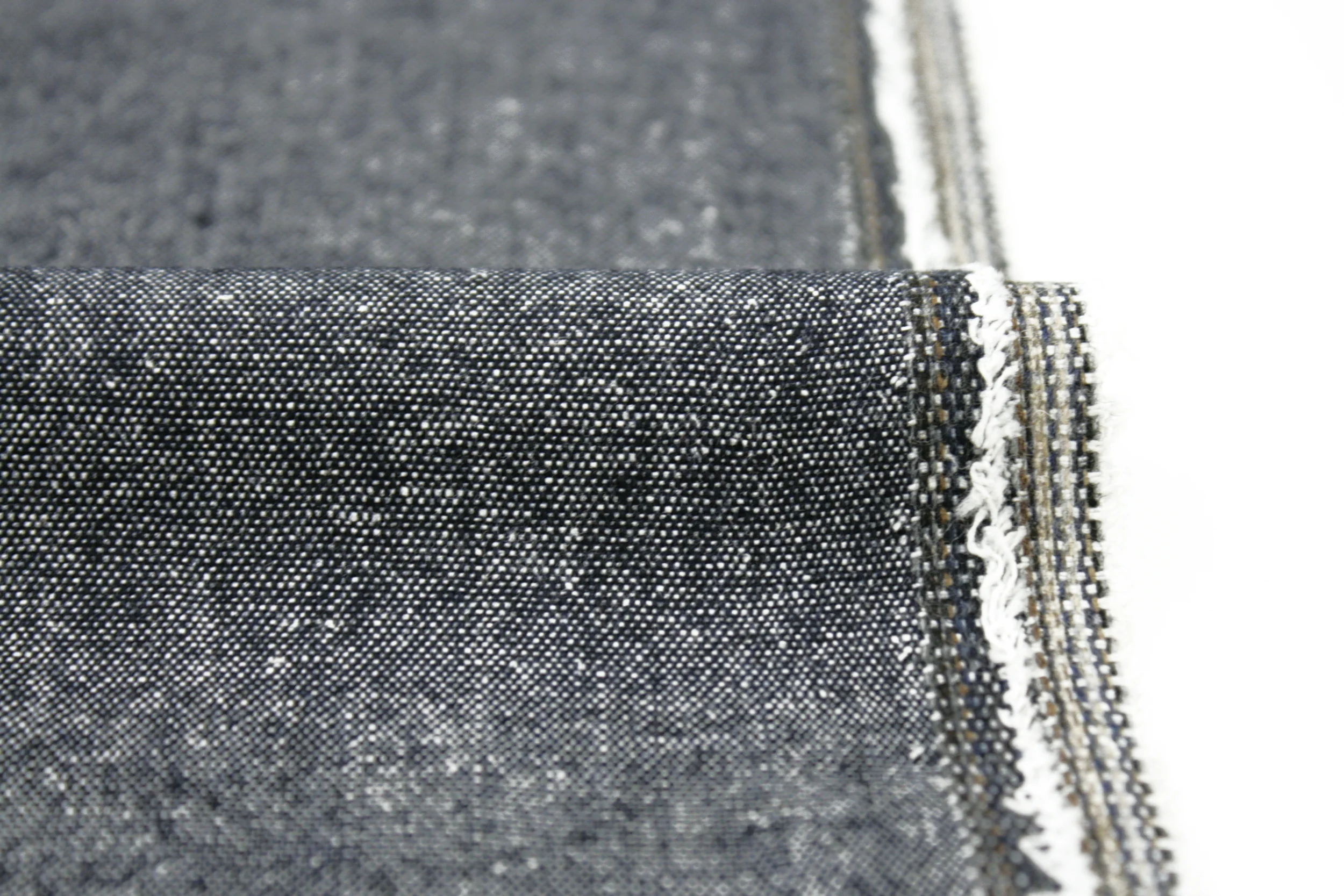 Wollstoff mit Baumwolle // Jeans Optik – Bild 3