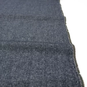 Wollstoff mit Baumwolle // Fischgrät // Jeans Optik