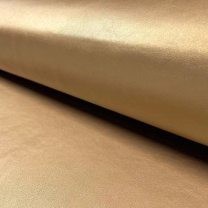 Lederimitat // Metallic // Gold