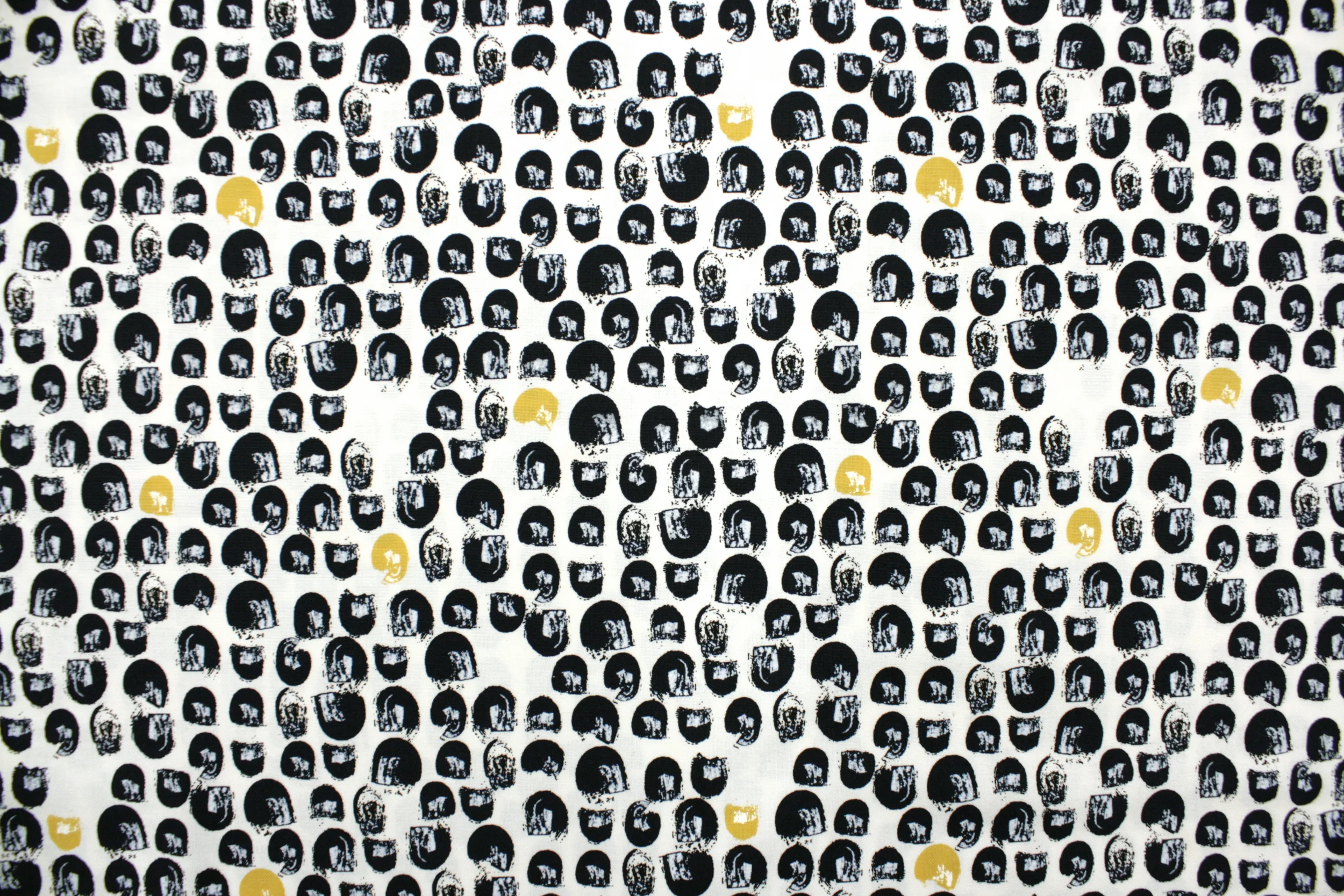 Popeline // Zen Chic // Moda Fabrics // Balisong Coconut Midnight Shell Mosaic – Bild 4