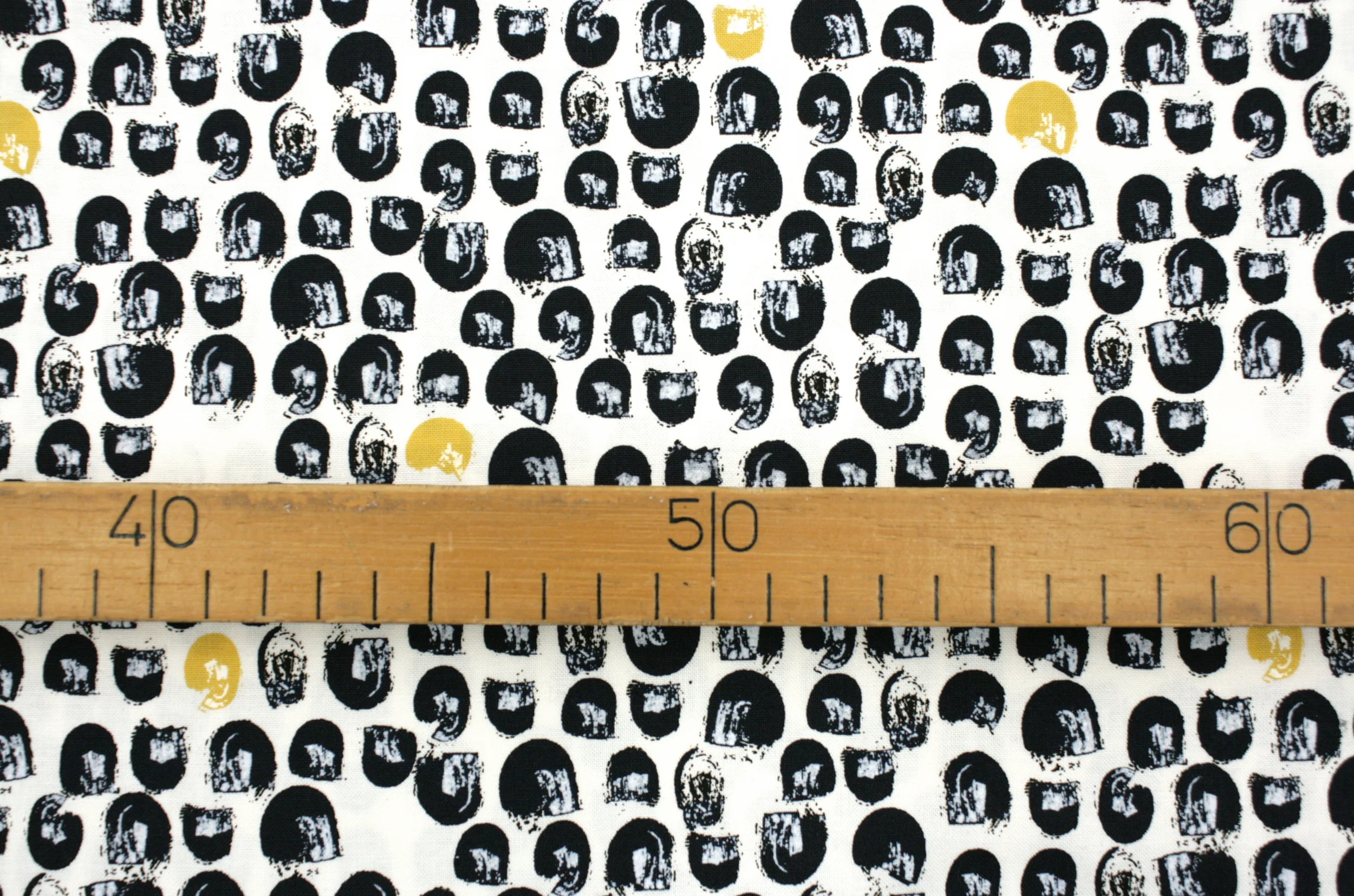 Popeline // Zen Chic // Moda Fabrics // Balisong Coconut Midnight Shell Mosaic – Bild 3