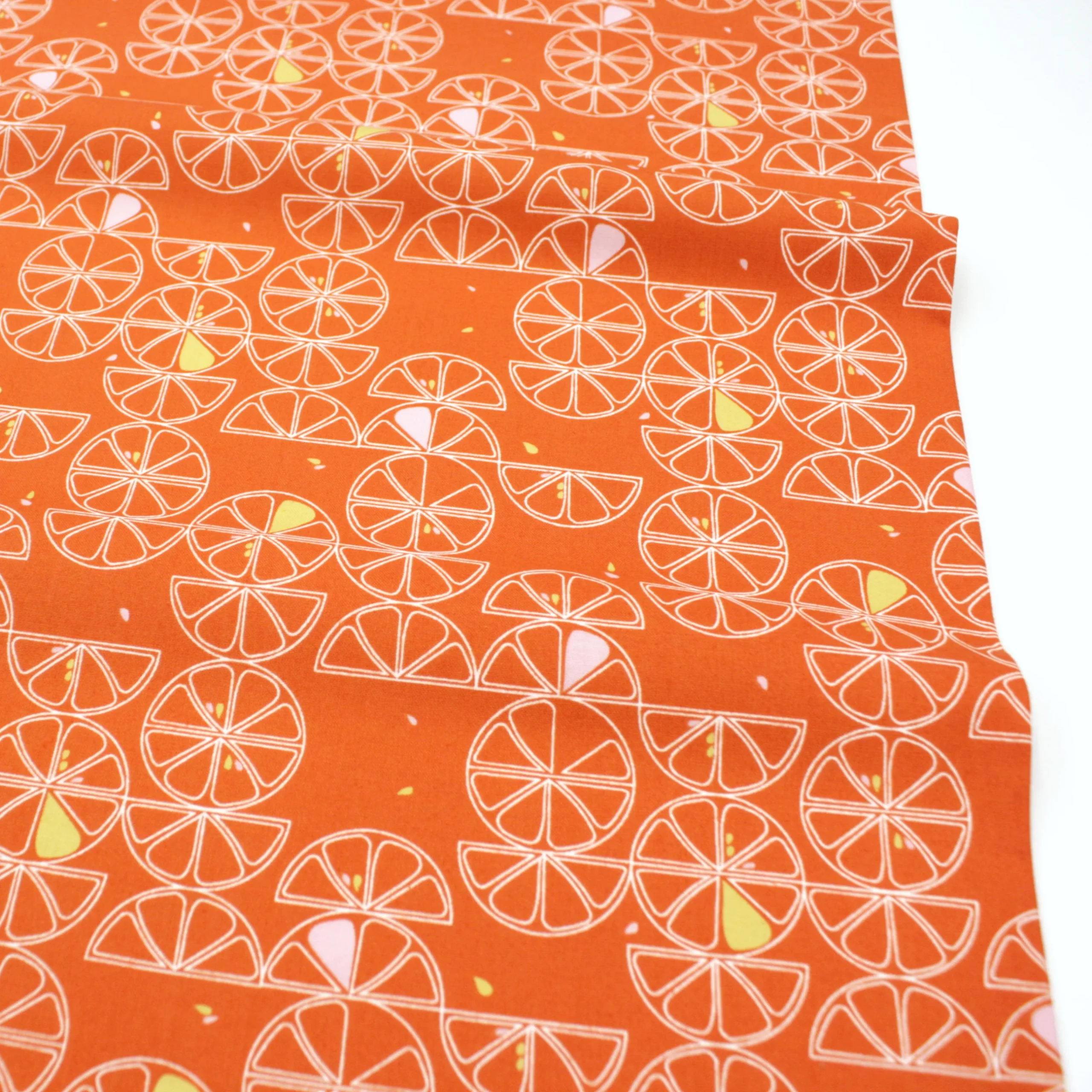 Popeline // Zen Chic // Moda Fabrics // Orange Slice