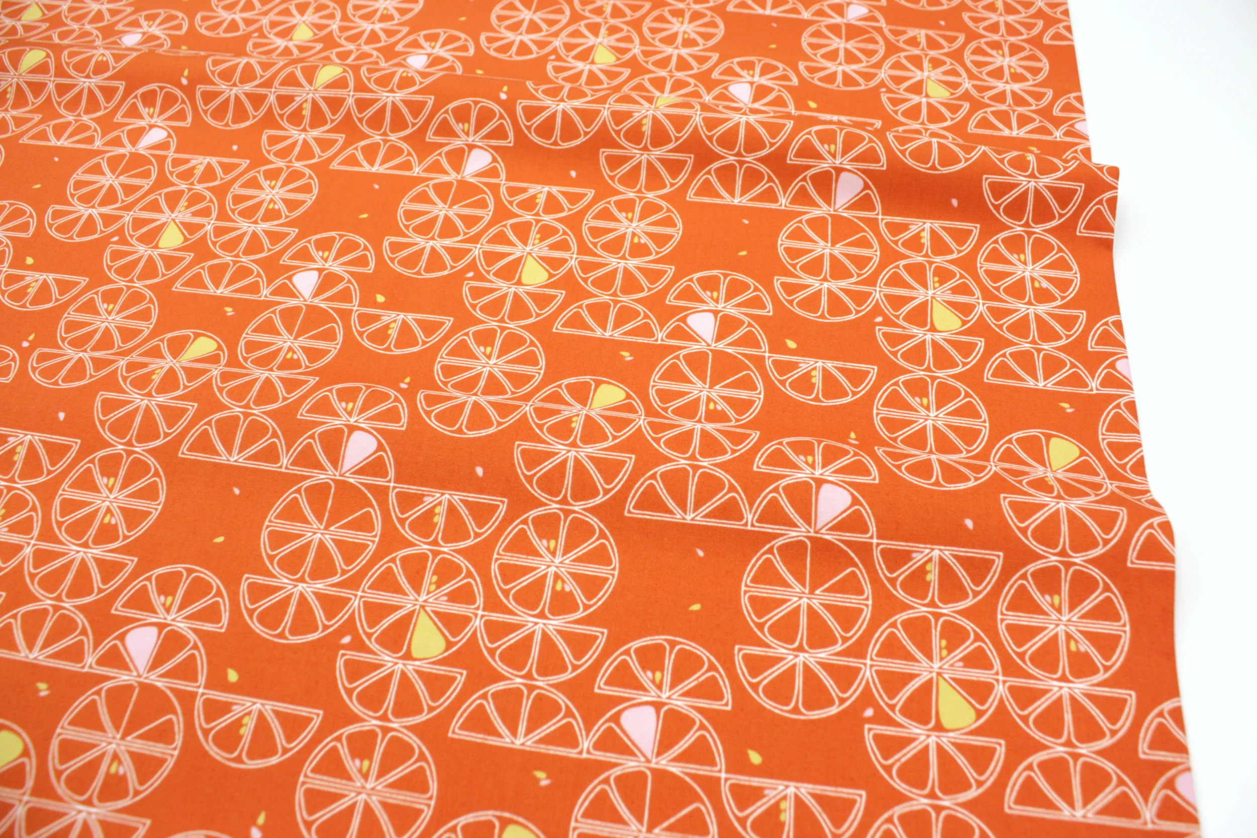 Popeline // Zen Chic // Moda Fabrics // Orange Slice – Bild 2