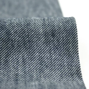 Baumwoll-Leinen Köper // Blau