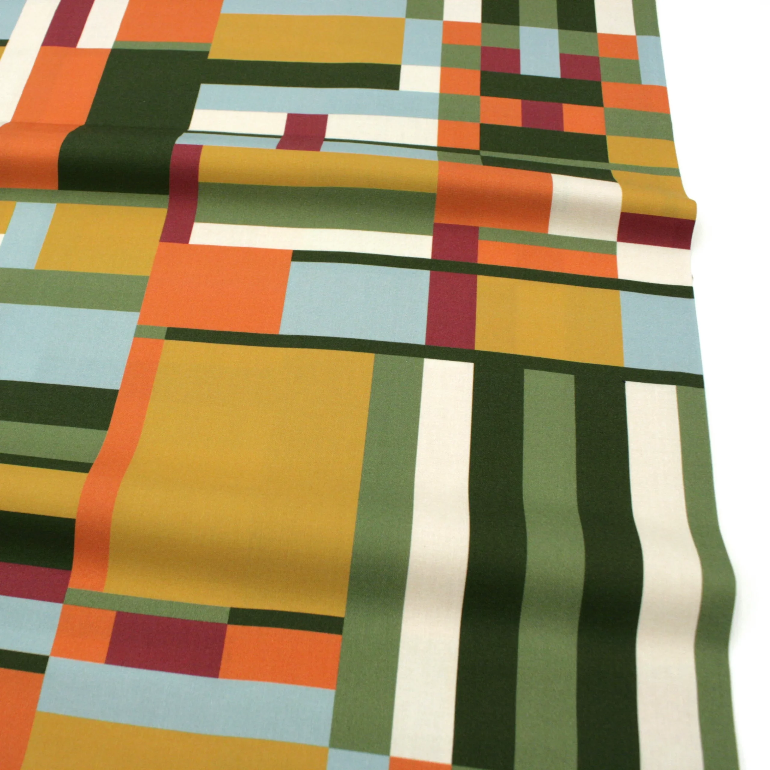 BIO Popeline // Cloud 9 // Frank Lloyd Wright // Oak Park Orange Green