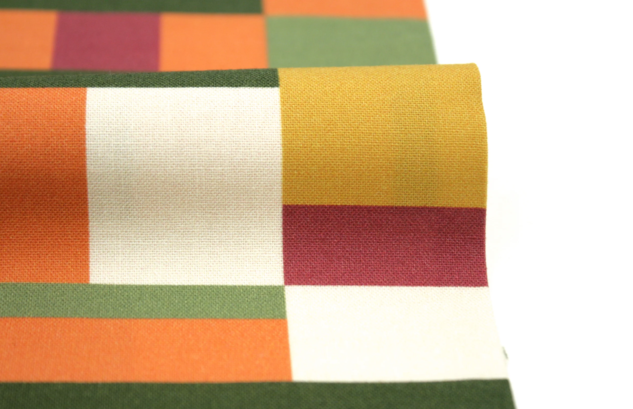 BIO Popeline // Cloud 9 // Frank Lloyd Wright // Oak Park Orange Green – Bild 2