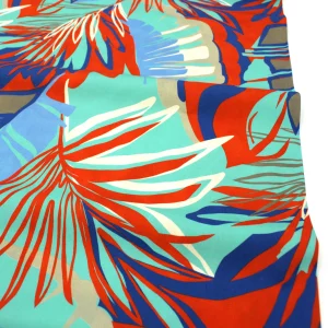 Baumwollstoff mit Elastan // Palm Leaves