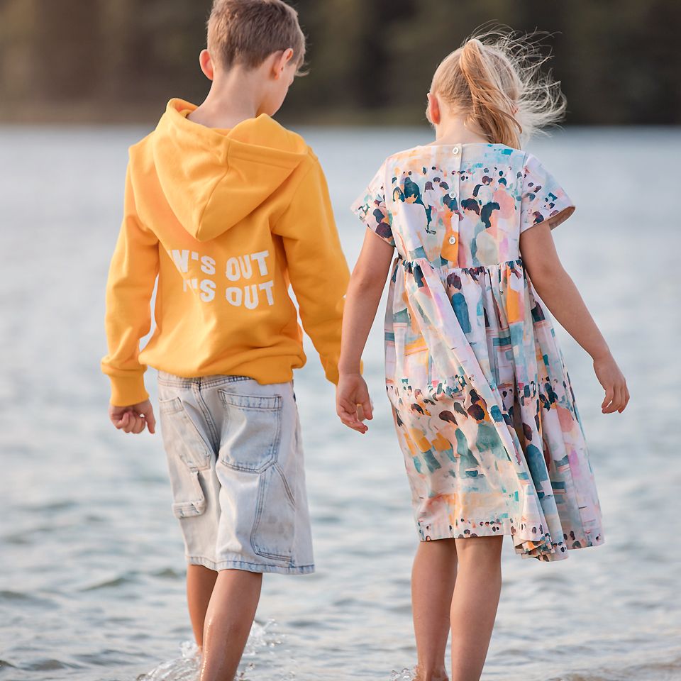 French Terry // Extrabreit // SYAS // 3-Fädig // Banana Yellow – Bild 5