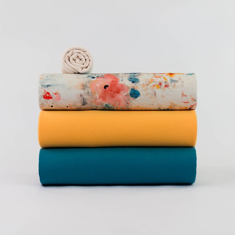 French Terry // Extrabreit // SYAS // 3-Fädig // Lagoon Blue – Bild 4