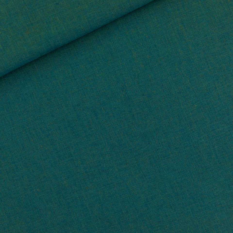 Leinen Viskose Mix // SYAS // Teal Green