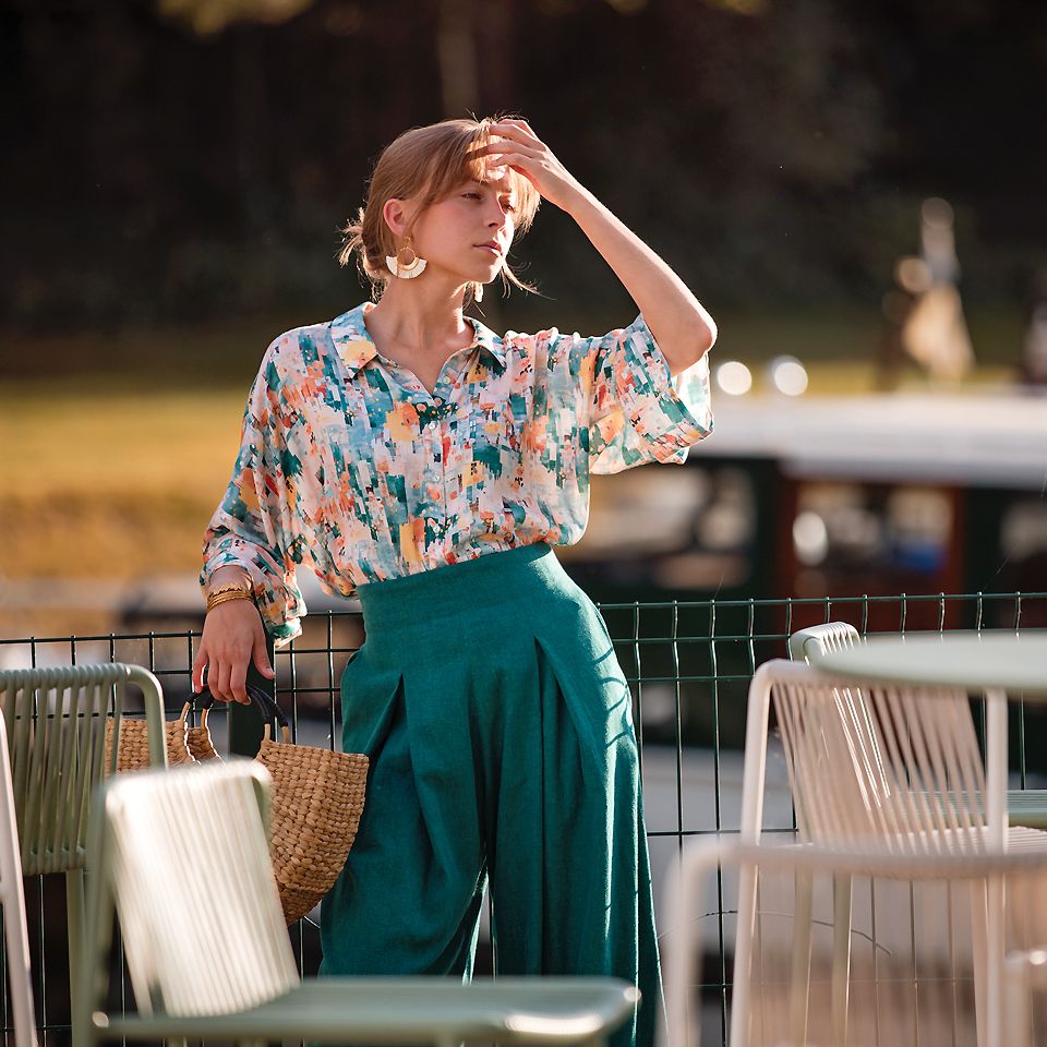 Leinen Viskose Mix // SYAS // Teal Green – Bild 2