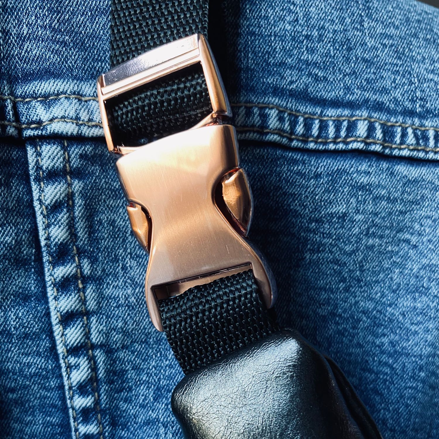 Steckschnalle // 25 mm // Kupfer – Bild 3