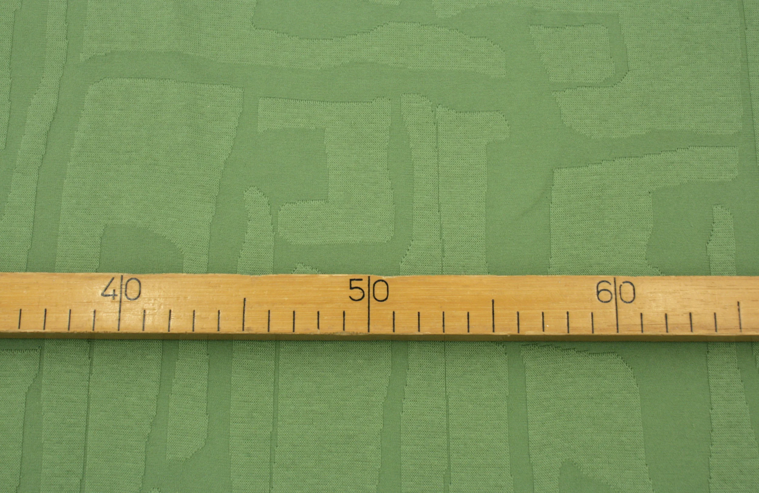 Baumwollstrick // Ton in Ton // Grafisch // Grün – Bild 4