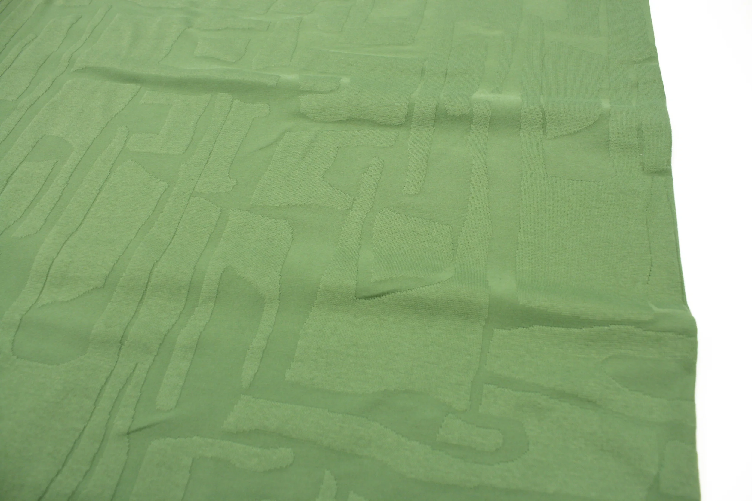 Baumwollstrick // Ton in Ton // Grafisch // Grün – Bild 3