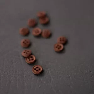 BIO Cotton Knöpfe 15 mm // Merchant & Mills // Brown-Red