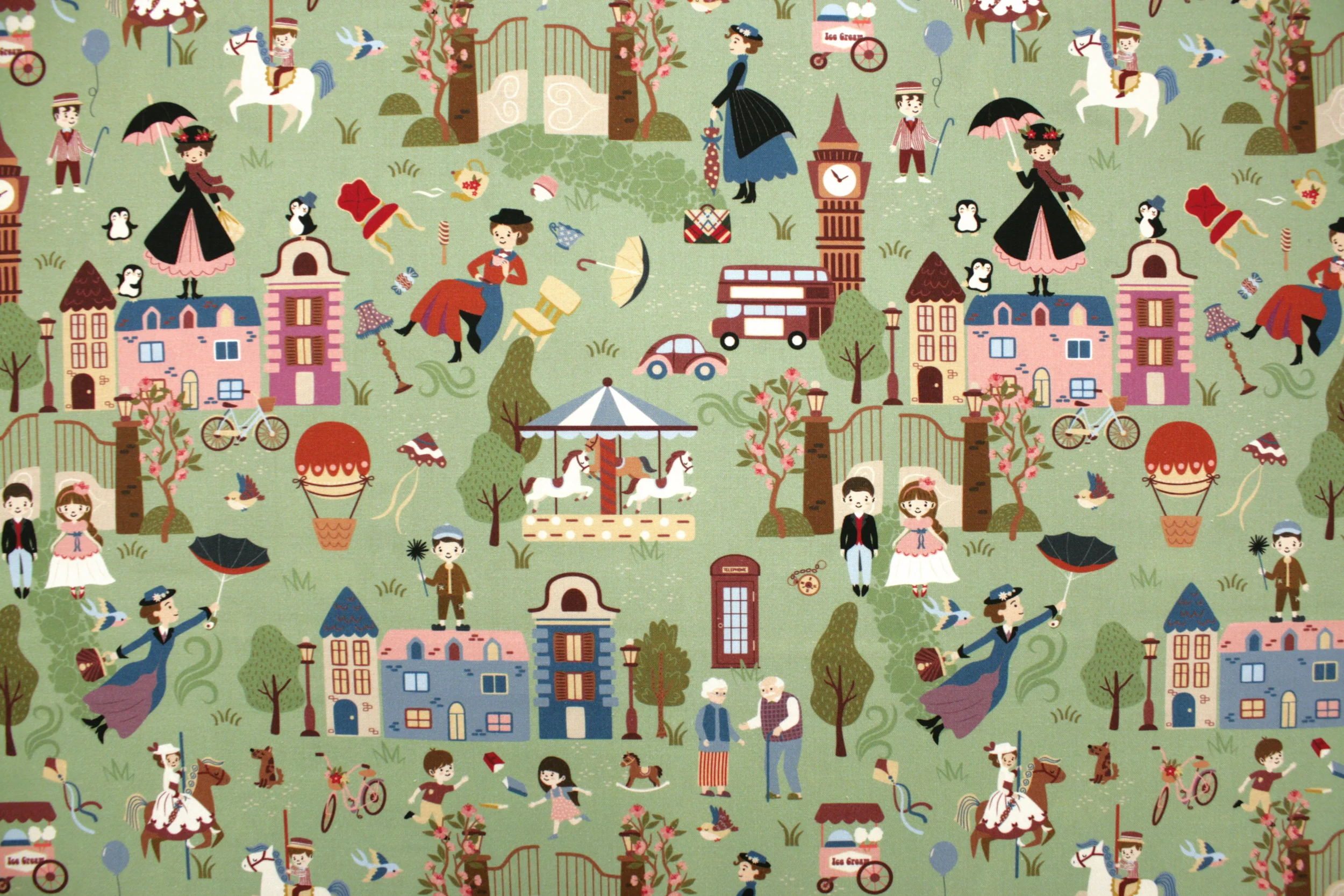 Popeline // Riley Blake // A Spoonfull of Sugar // Mary Poppins – Bild 2