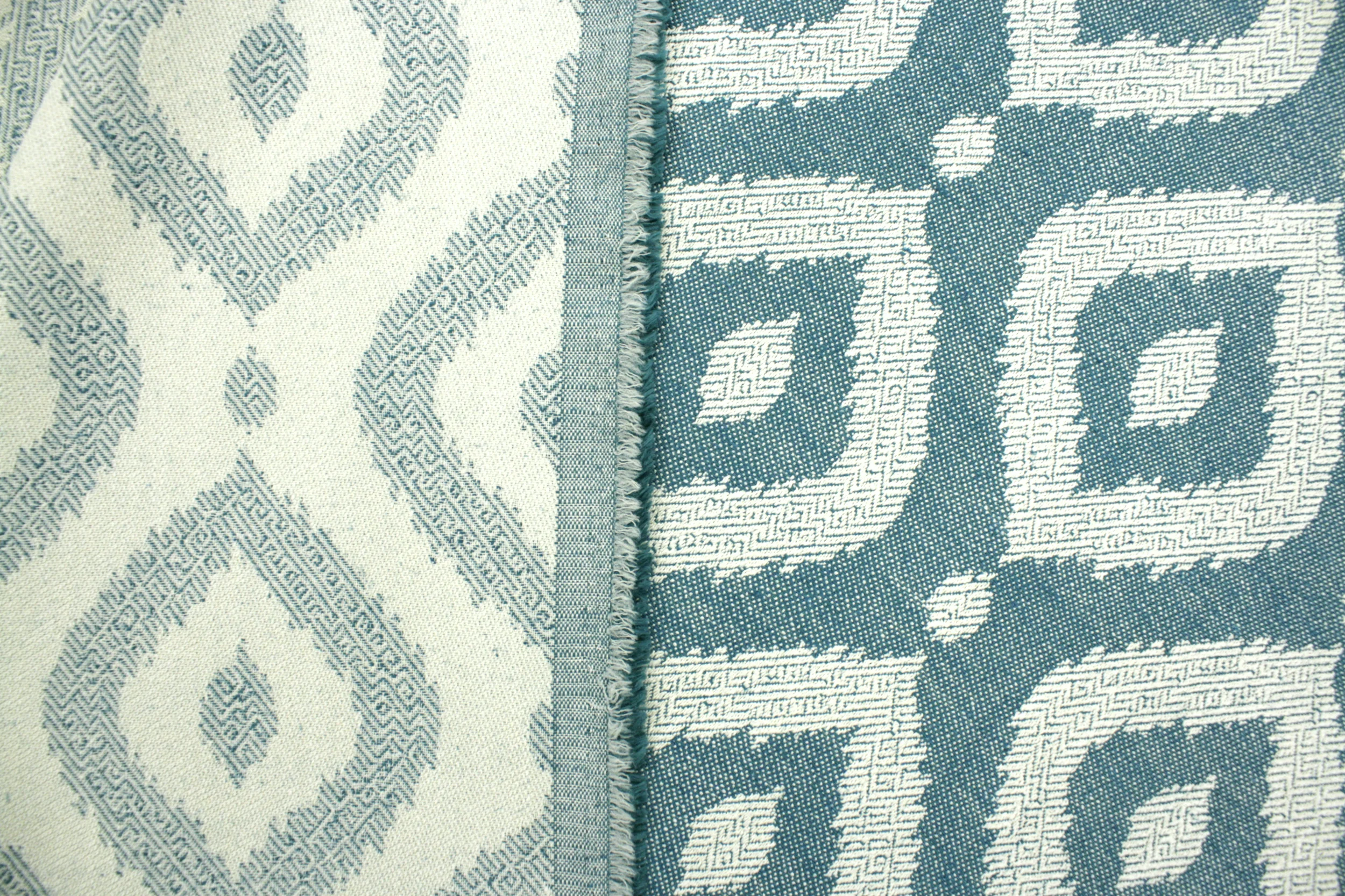 Dekostoff // Möbelstoff // Soraya Teal – Bild 3