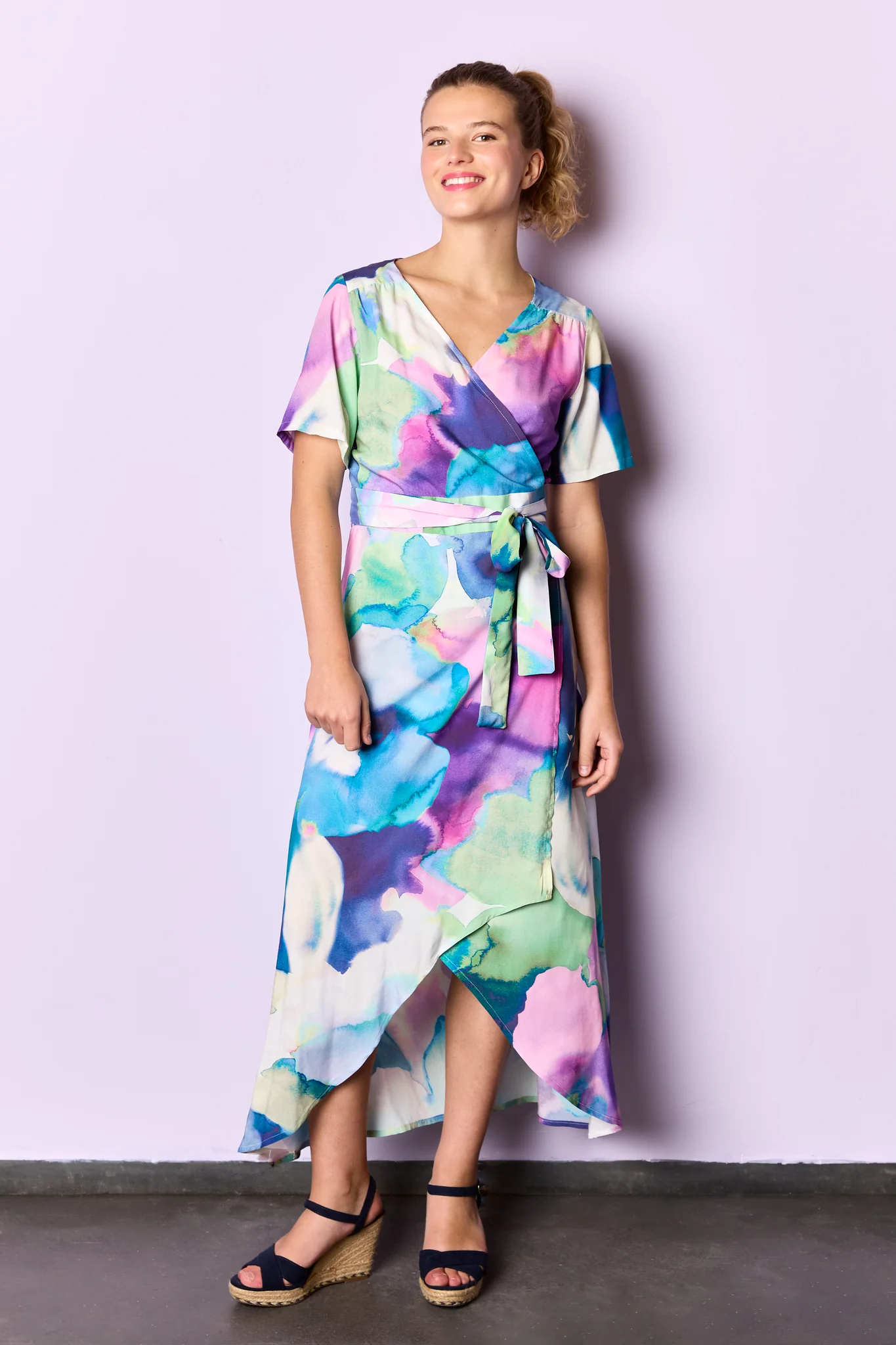 Viskosestoff // Atelier Jupe // Aquarell – Bild 2