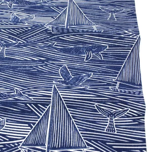 Dekostoff // Möbelstoff // Fin Navy