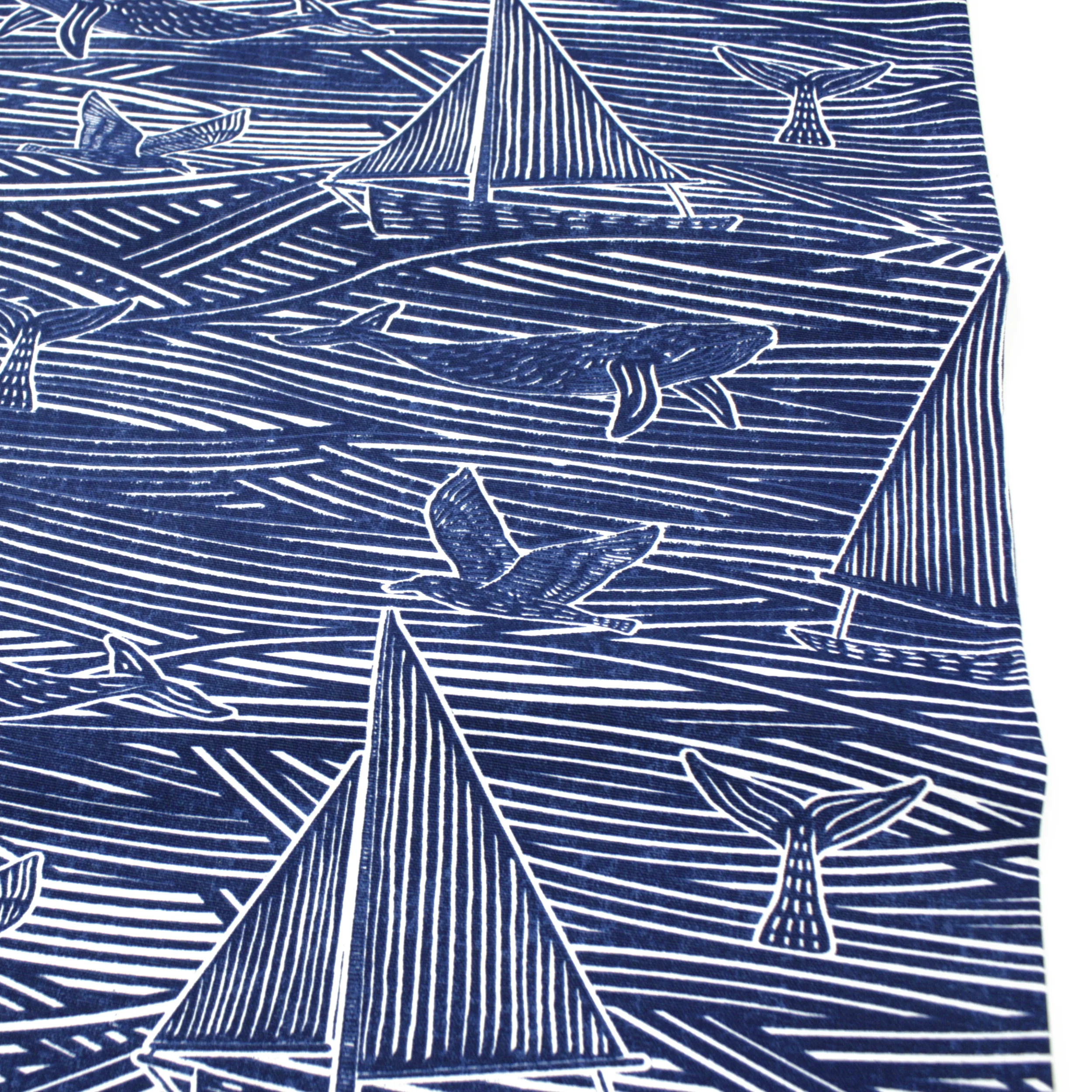 Dekostoff // Möbelstoff // Fin Navy