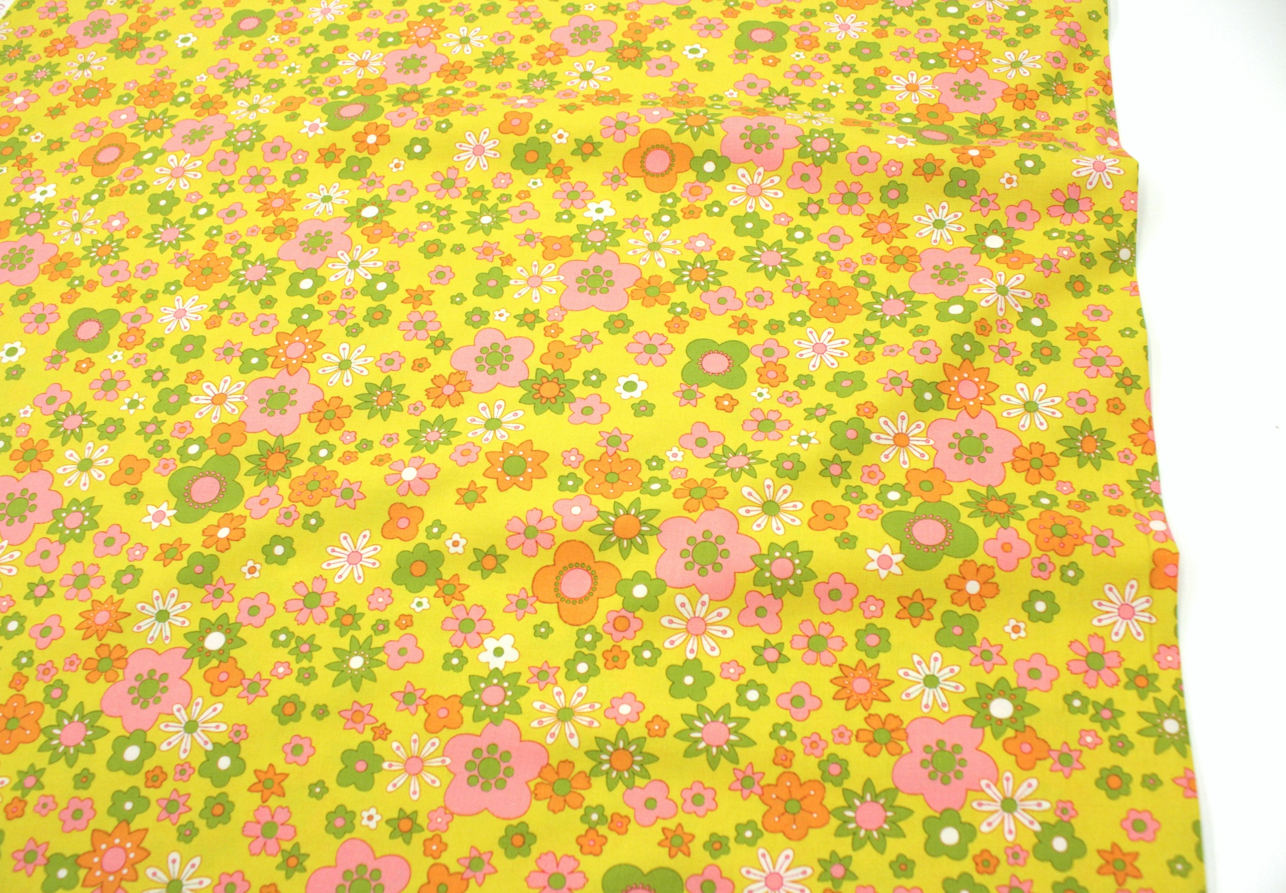 Popeline // Moda Fabrics // Happy Daze Citrine – Bild 5