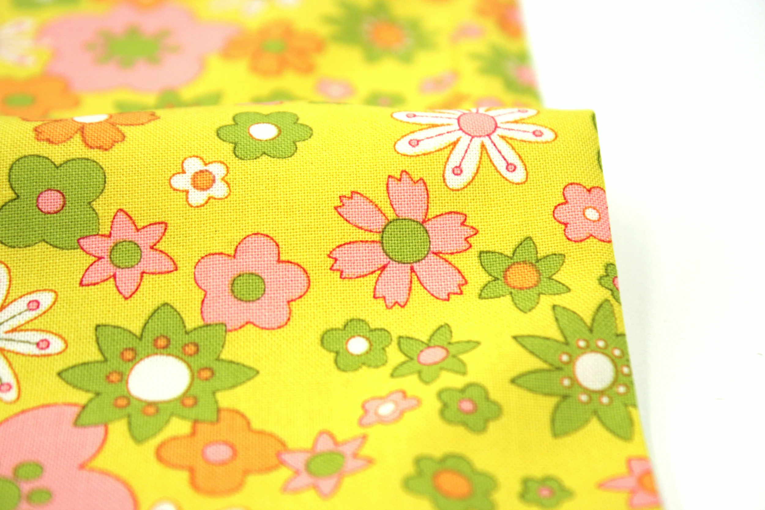 Popeline // Moda Fabrics // Happy Daze Citrine – Bild 3